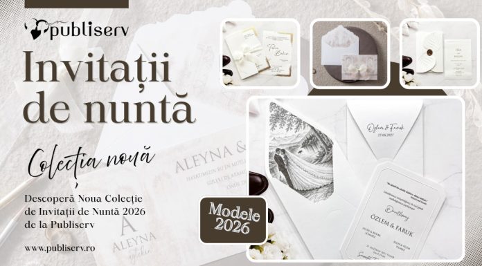 Descoperă Noua Colecție de Invitații de Nuntă 2026 de la Publiserv - De la Minimalist Până la Eleganță